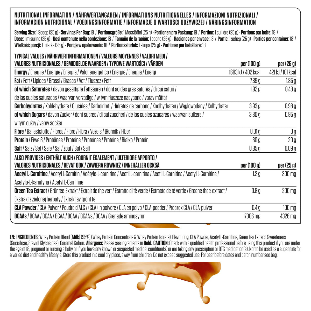 Applied Nutrition Diet Whey Protein Powder - Salted Caramel, 450g - Low Carb, Low Sugar, Weight Management Supplement - New - BBE 03/2028
