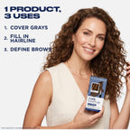 Clairol Root Touch-Up Concealing Powder - Medium Brown - 1 Count Hair Colour Concealer - Damaged Box