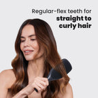 Tangle Teezer Ultimate Detangler Hairbrush - Large Paddle Wet & Dry Detangling Brush for Thick Curly Long Hair - Black Gloss - Damaged Box