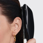 Tangle Teezer Ultimate Detangler Hairbrush - Large Paddle Wet & Dry Detangling Brush for Thick Curly Long Hair - Black Gloss - Damaged Box