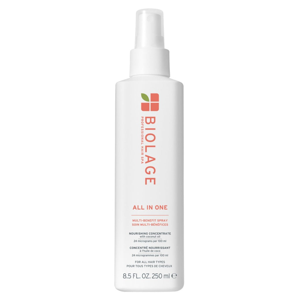 Biolage All-In-One Multi-Benefit Spray - Weightless Nourishment Hair Treatment - 250ml Leave-In Conditioner - New