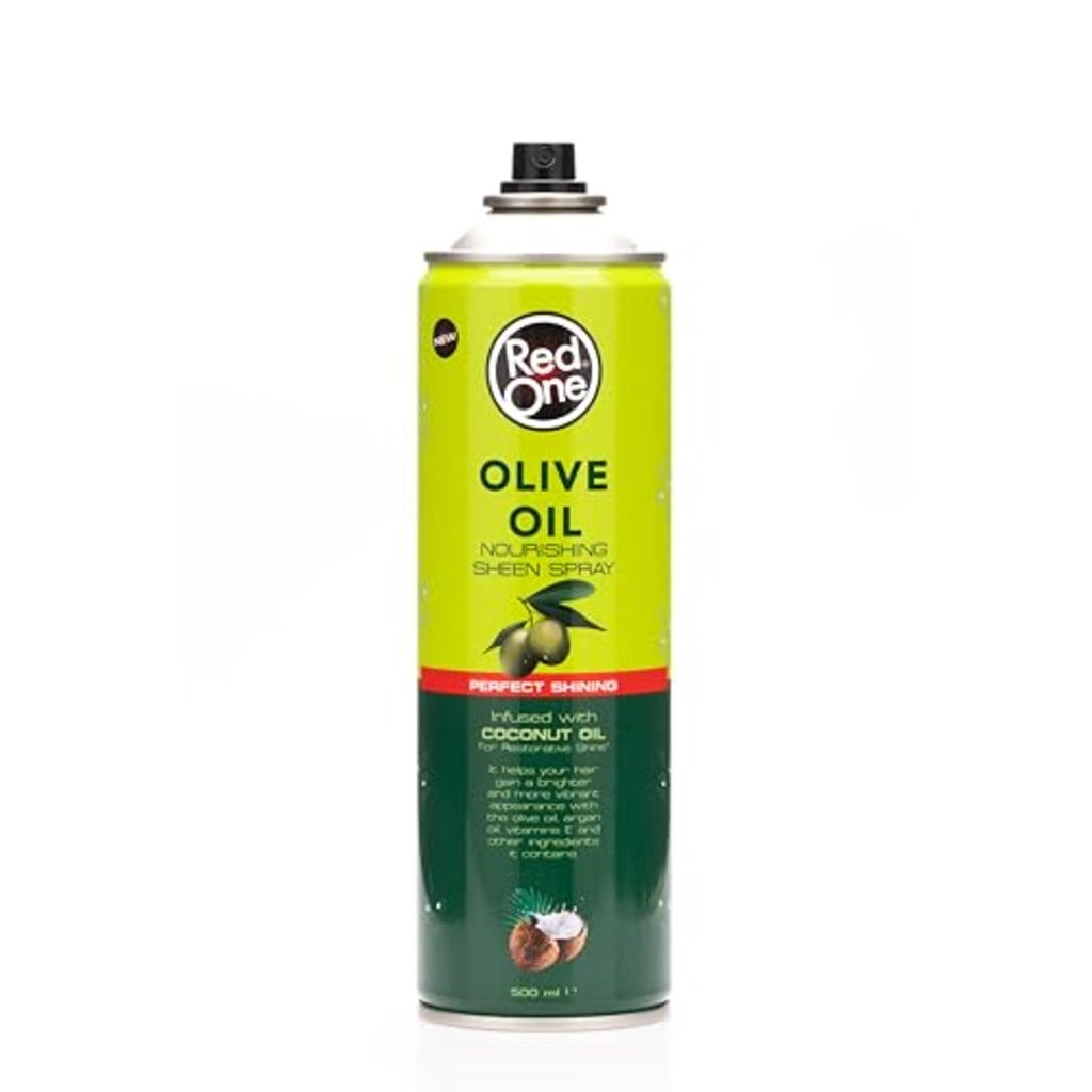 Redone Olive Oil Sheen Spray 500ml - Hair Shine, Moisture, Dry Scalp, Braids, Afro Hair, Coconut Oil - Damaged Box