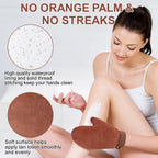 Luckymod 5-in-1 Reusable Self Tanning Mitt & Brush Set - Fake Tan Applicator Kit Face Body Blending Tool - New