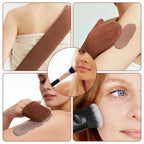Luckymod 5-in-1 Reusable Self Tanning Mitt & Brush Set - Fake Tan Applicator Kit Face Body Blending Tool - New