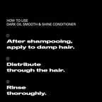 Sebastian Professional DARK OIL Smooth & Shine Conditioner - 1 Litre Hair Treatment - Hydrating & Detangling Formula - New