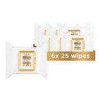 L'Oreal Paris Cleansing Wipes, Age Perfect For Mature Skin 6 Pack (25 Each) - Damaged Box