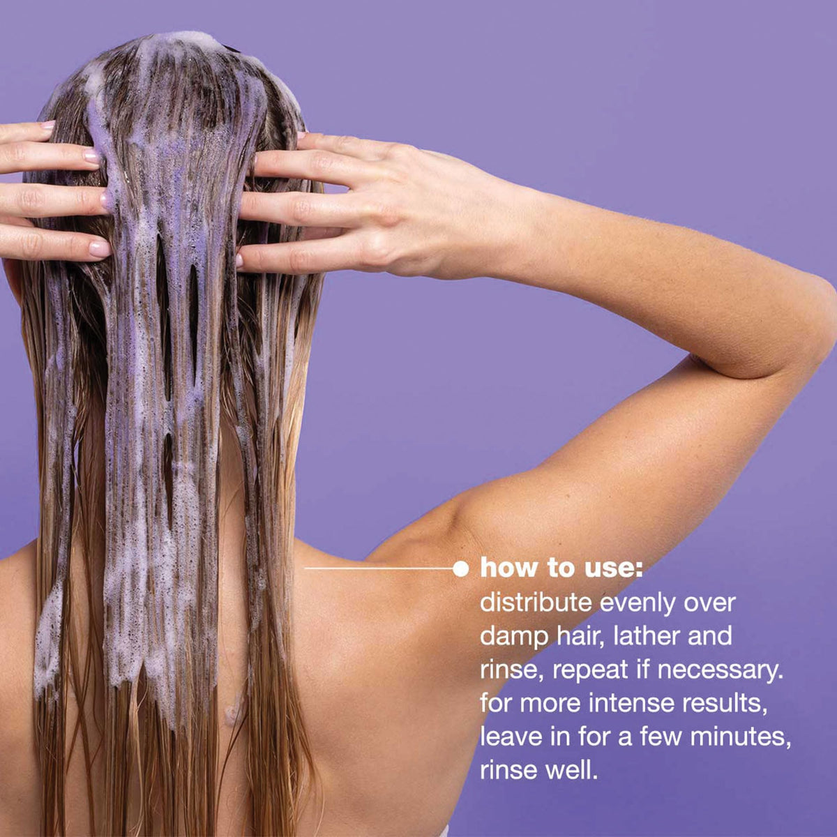 milk_shake Silver Shine Shampoo 300ml - Anti-Yellow Purple Pigment for Blonde, White & Grey Hair - New