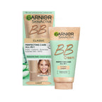 Garnier SkinActive BB Cream Light SPF15 All-in-1 Tinted Moisturiser 50ml - Hydrating Face Cream - Damaged Box