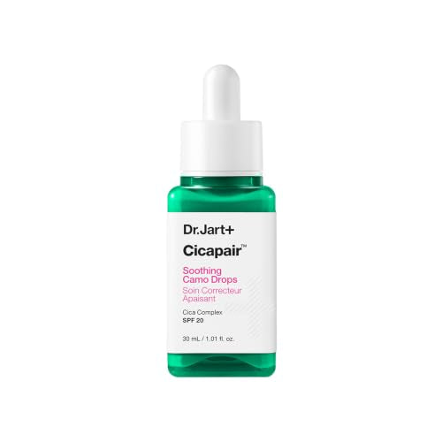Dr.Jart+ Cicapair Tiger Grass Camo Drops Tinted Face Serum SPF 20 - Centella Asiatica CC Cream Korean Skincare 30ml - New
