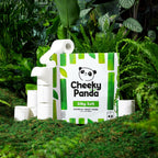 The Cheeky Panda Bamboo Toilet Rolls Bulk Buy - 48 Rolls of 3 Ply Toilet Paper | Plastic Free Packaging and Sustainable Tissue Paper | Compostable Loo Roll - Very Good