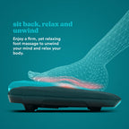 HoMedics Shiatsu Foot Massager with Heat - Deep Kneading, 6 Rotating Nodes, Toe Touch Control - White - Very Good