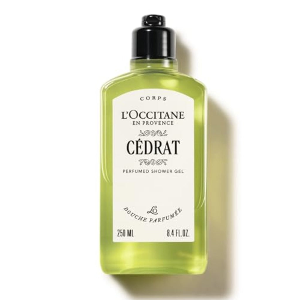 L'OCCITANE Cédrat Perfumed Shower Gel - Men's Citrus Body Wash - 250ml Bottle - New
