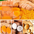 MKNZOME Turmeric Skincare Set - 5 Pcs Facial Kit with Cream, Soap & Oil - Body & Bath Pamper Gifts for Women - Damaged Box