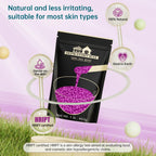 Lifestance Violet Hard Wax Beads 450g - Coarse Hair Removal Formula - Waxing Pellets - Damaged Box