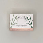 Renbe UK Disposable Face Towels 30 Pack - Bamboo Face Cloths for Sensitive Skin - Damaged Box