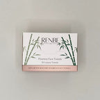 Renbe UK Disposable Face Towels 30 Pack - Bamboo Face Cloths for Sensitive Skin - Damaged Box