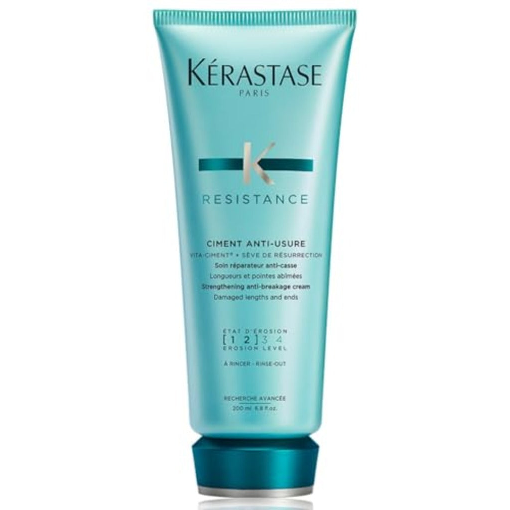 K'erastase Resistance Ciment Anti-Usure Daily Strengthening Conditioner - Damaged Brittle Hair - Vita-Ciment Complex 200ml - New
