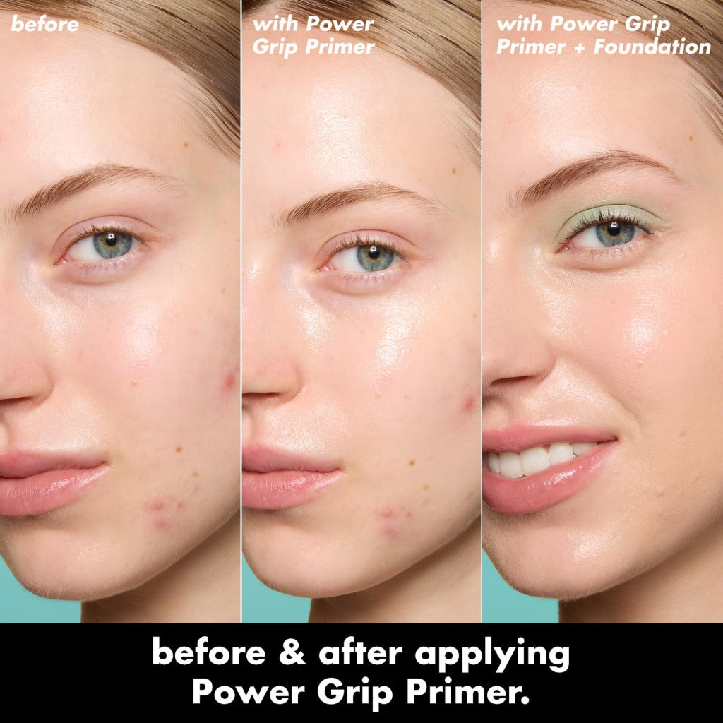 e.l.f. Power Grip Primer - Hydrating Gel Face Primer - Smoothing & Gripping Makeup Base - 24 ml Clear - Damaged Box
