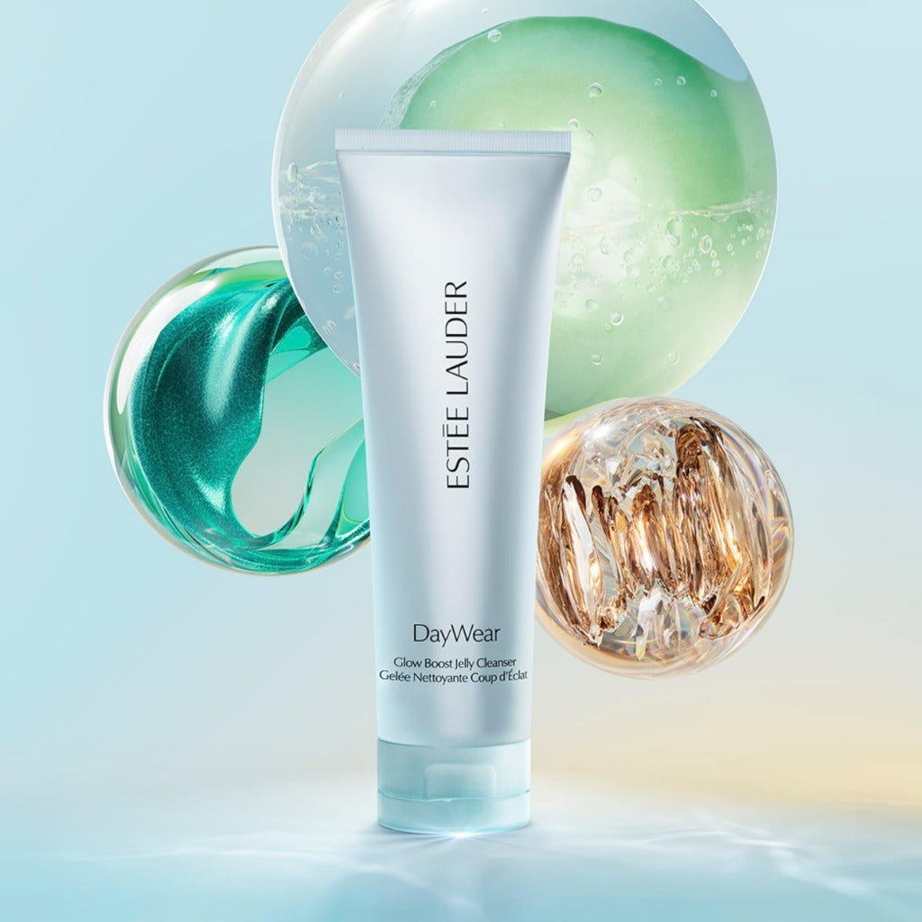 Estée Lauder DayWear Glow Boost Jelly Cleanser - Gel Face Wash with Algae, Cucumber, Caffeine - 125ml - New
