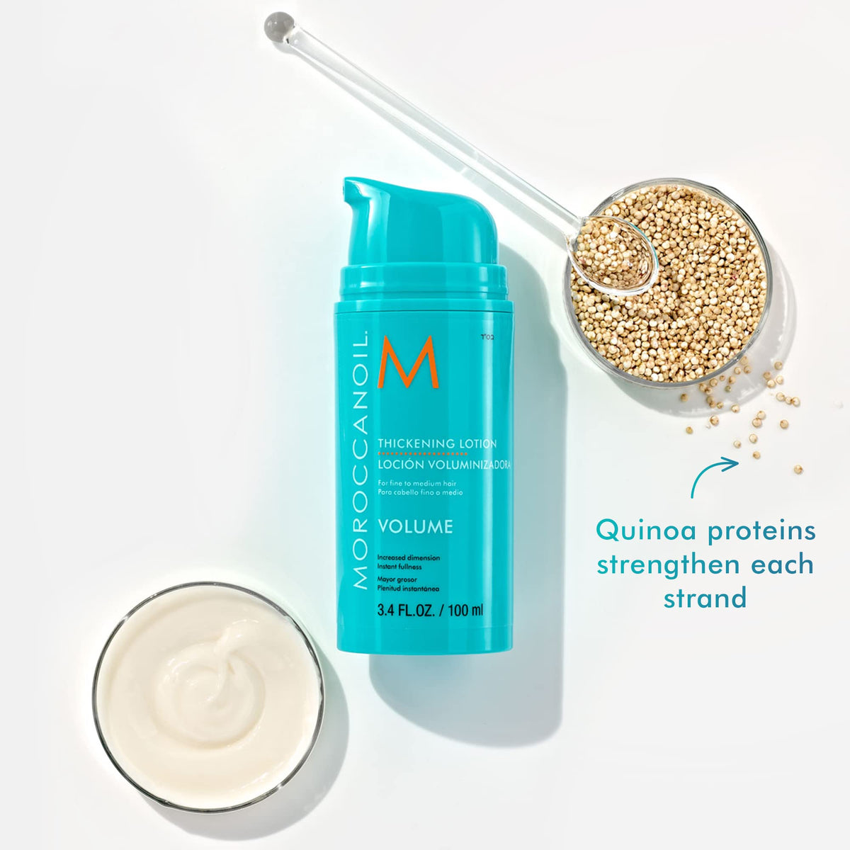 Moroccanoil Thickening Lotion 100ml - Hair Volume & Body Treatment - New