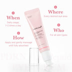 medicube Eye Serum - Salmon DNA PDRN & Pink Peptides - Anti-Aging Hydrating Under Eye Treatment - 15ml - Damaged Box