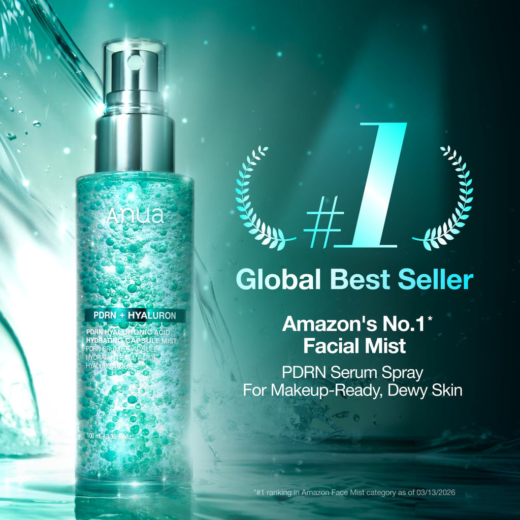 Anua PDRN Collagen Glow Facial Serum Spray - Hydrating Face Mist 100ml - Korean Skincare - New
