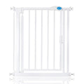 Safetots Pressure Fit Stair Gate - Auto Close Baby Safety Barrier - Narrow 68.5-75cm - White Toddler Pet Gate - New