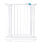 Safetots Pressure Fit Stair Gate - Auto Close Baby Safety Barrier - Narrow 68.5-75cm - White Toddler Pet Gate - New