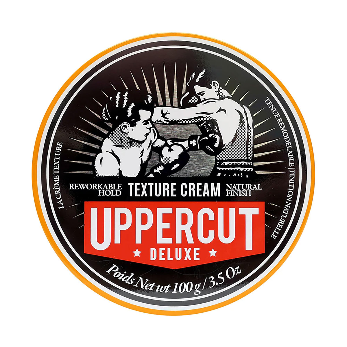 Uppercut Deluxe Texture Cream - Reworkable Hold - Matte Finish - 100g Hair Styling Wax - Damaged Box