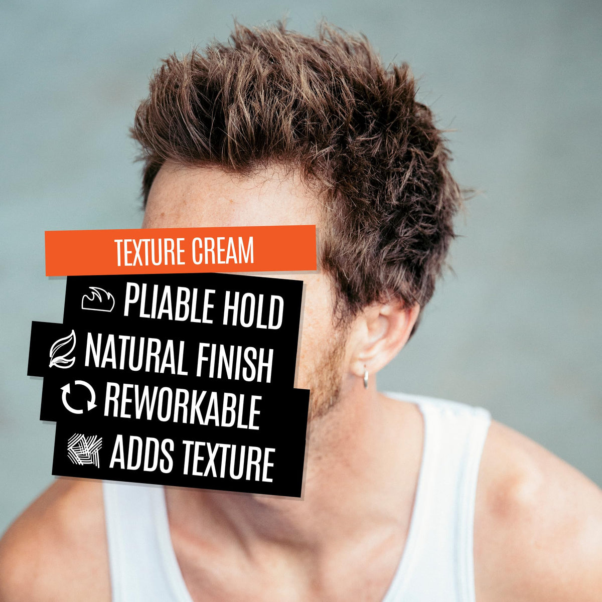 Uppercut Deluxe Texture Cream - Reworkable Hold - Matte Finish - 100g Hair Styling Wax - Damaged Box