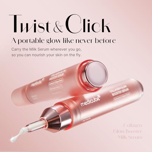 medicube Collagen Glow Booster Milk Serum - Twist & Click - Hydrating Face Skincare - Damaged Box
