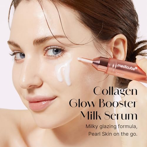 medicube Collagen Glow Booster Milk Serum - Twist & Click - Hydrating Face Skincare - Damaged Box