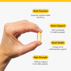 Metagenics OmegaGenics High Strength 1000mg Omega 3 Fish Oil - 30 Capsules Supplement - Damaged Box - BBE 12/2028
