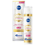 NIVEA Cellular Luminous 630 Anti Dark-Spot Daily UV Fluid SPF 50 - Face Moisturiser 40ml Hyaluronic Acid Vitamin E - Damaged Box
