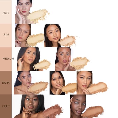 Bellapierre Compact Mineral Foundation SPF 15 - Pressed Powder Makeup Base - Nutmeg 0.35 oz - Talc-Free - New