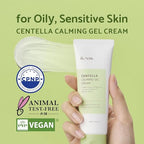 iUNIK Centella Calming Gel Cream - 60ml - Soothing Face Moisturiser Skincare - New - BBE 12/2027