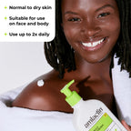 AmLactin Daily Moisturizing Body Lotion - Alpha-Hydroxy Therapy, Exfoliates, Smooths Dry Skin - Paraben-Free 7.9 oz - Damaged Box