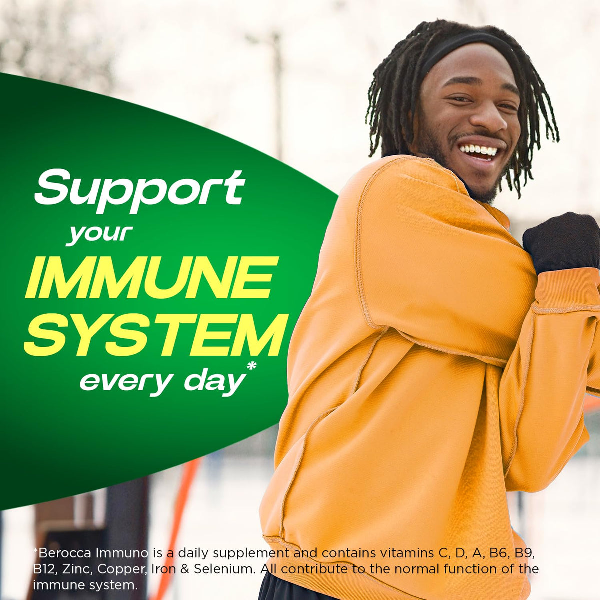 Berocca Immuno Effervescent Tablets - 30 Count - 11 Vitamins & Minerals - Immune Support Supplement - Damaged Box - BBE 07/2027