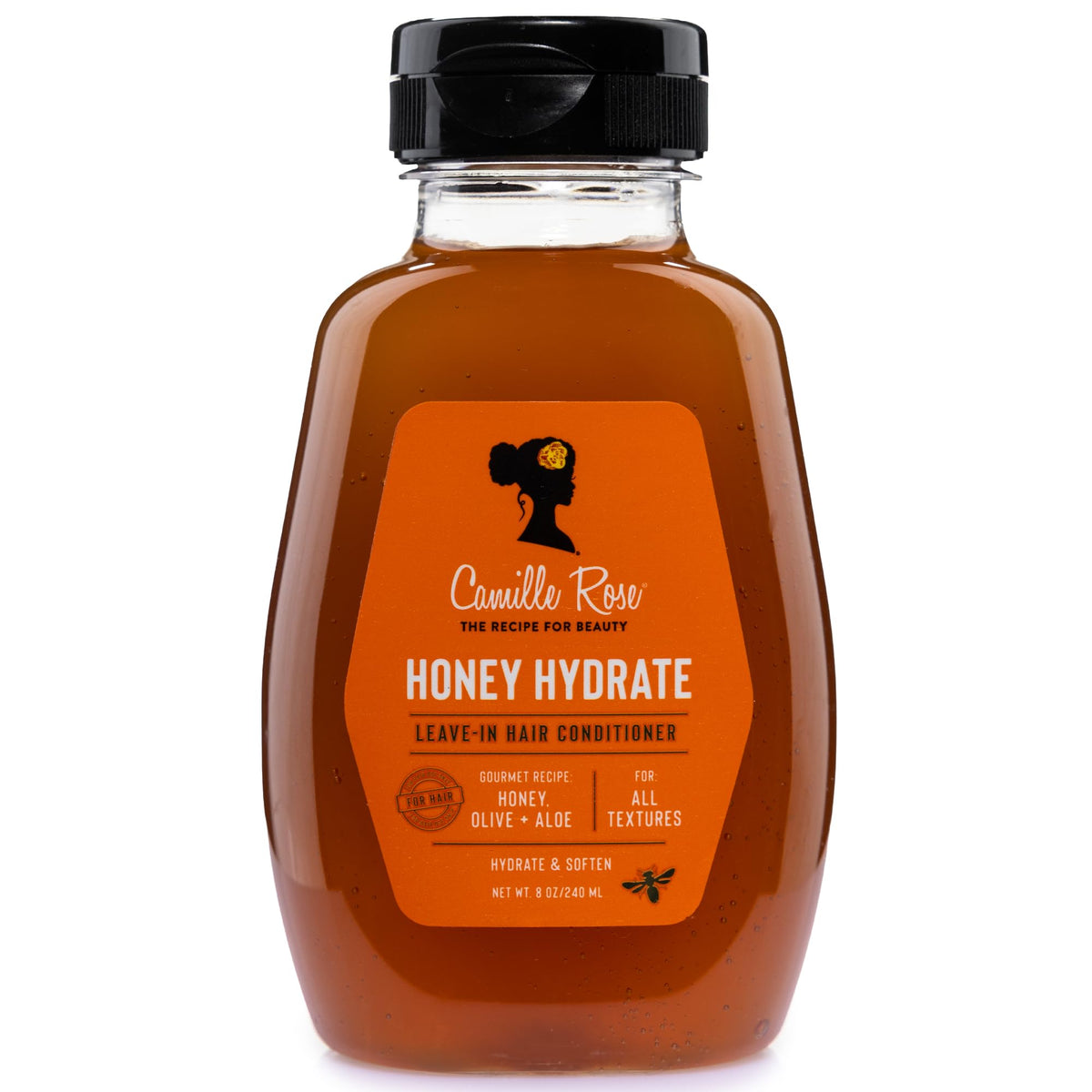 Camille Rose Honey Hydrate Leave-In Hair Conditioner - 9 fl oz 266ml - Moisturising Detangler - New