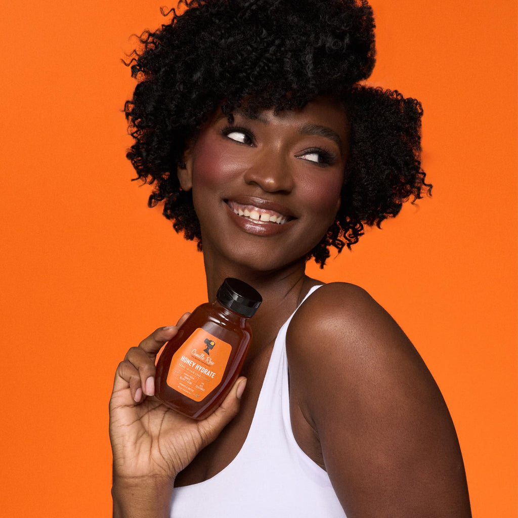 Camille Rose Honey Hydrate Leave-In Hair Conditioner - 9 fl oz 266ml - Moisturising Detangler - New