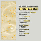 Lazy Society Vita Shaving Gel Bright - Vitamin C Transparent Non-Foaming Orange 250ml for Men Smooth Glide Skin Brightening - Damaged Box - BBE 05/2028