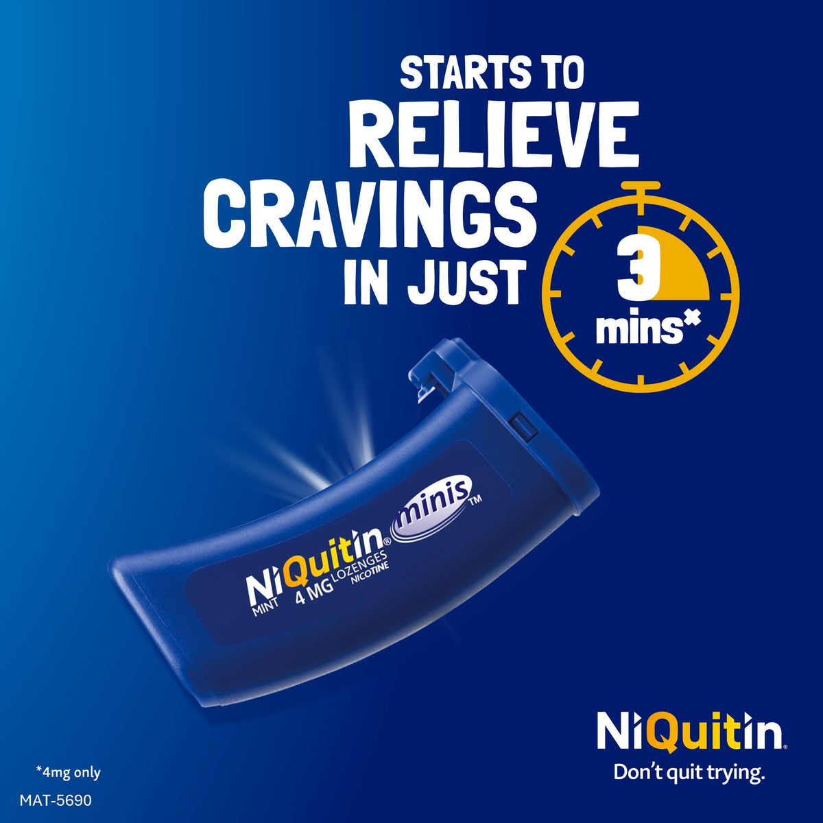 NiQuitin Minis Mint 2mg Lozenges - 60 Lozenges (Pack of 3) - Nicotine Craving Relief Quit Smoking Aid - New - BBE 12/2027