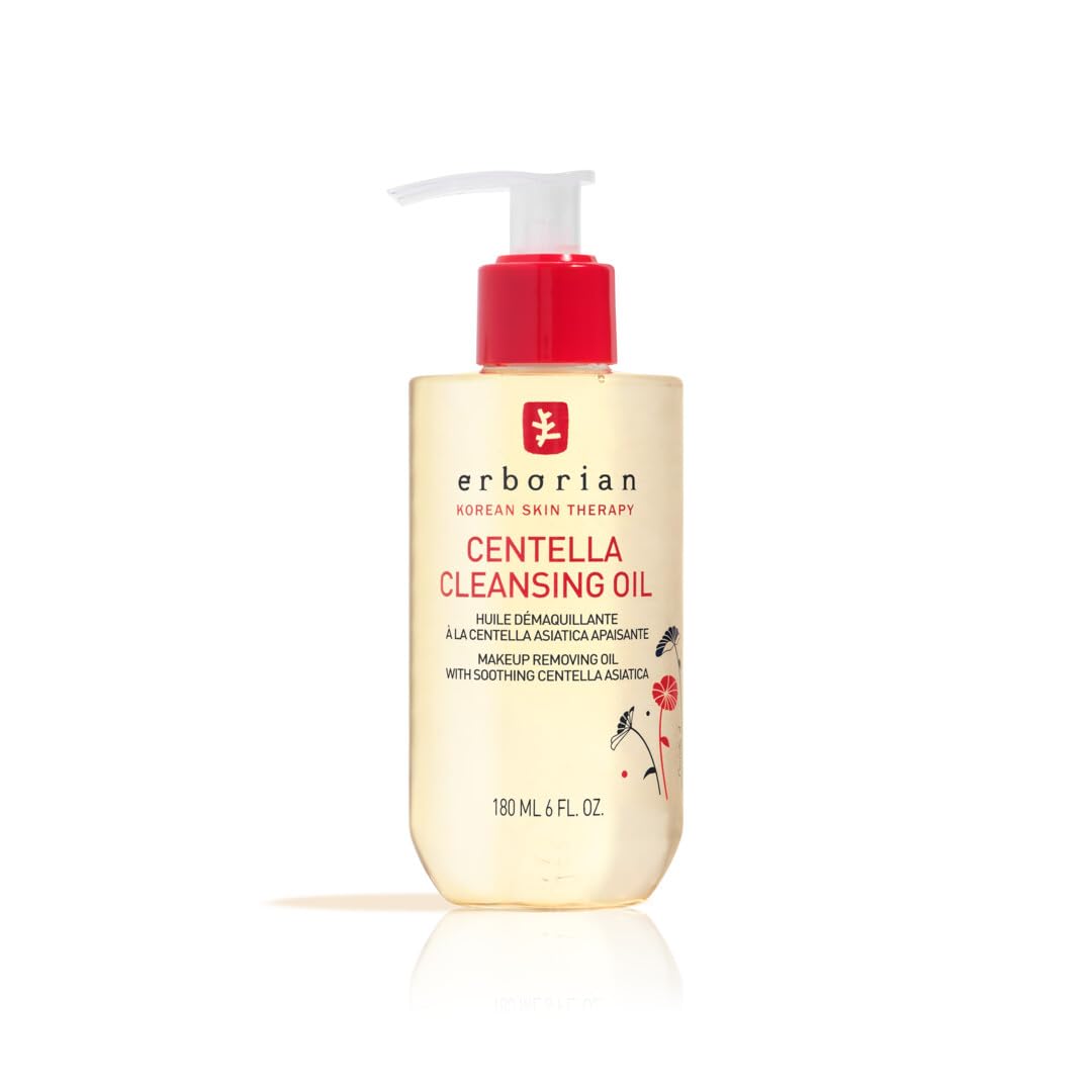 Erborian Centella Cleansing Oil - Makeup Remover - Face Hydrating Oil with Centella Asiatica - All Skin Types - 180ml - Damaged Box