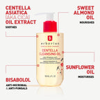 Erborian Centella Cleansing Oil - Makeup Remover - Face Hydrating Oil with Centella Asiatica - All Skin Types - 180ml - Damaged Box