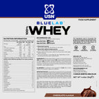 USN BlueLab 100% Whey Protein Powder Chocolate 2kg - 58 Servings - Muscle Growth & Recovery Supplement Shake - New - BBE 05/2028