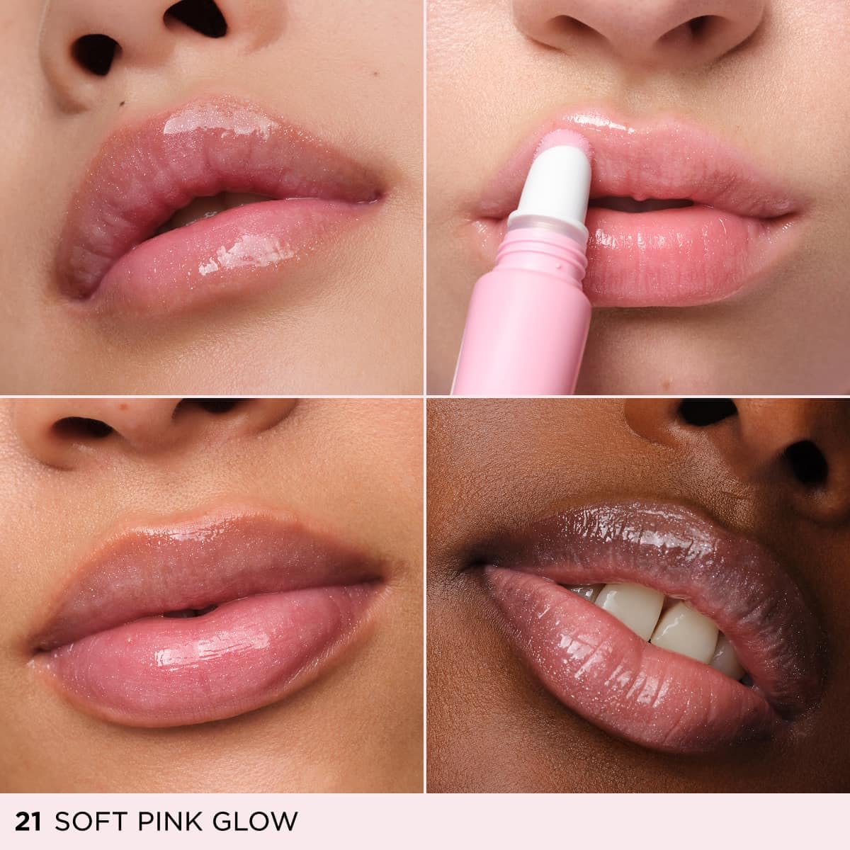 Clarins Lip Perfector 21 Soft Pink Glow 12ml - Hydrating Lip Gloss Balm Tint - Damaged Box
