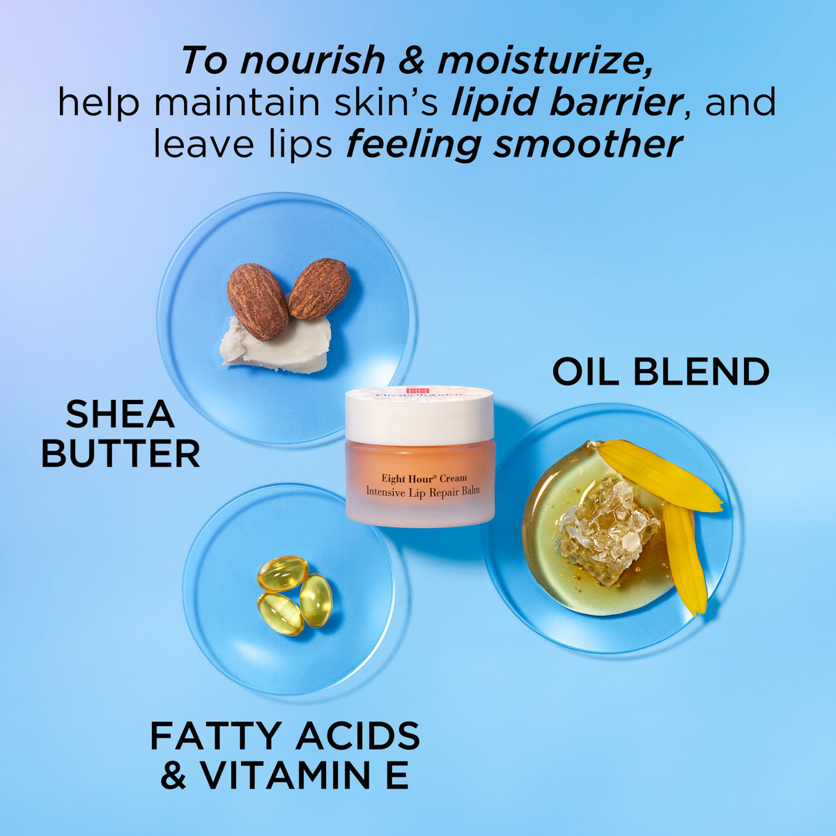Elizabeth Arden Eight Hour Cream Intensive Lip Repair Balm 11.6ml - Dry Chapped Lips Moisturiser Conditioner - Damaged Box