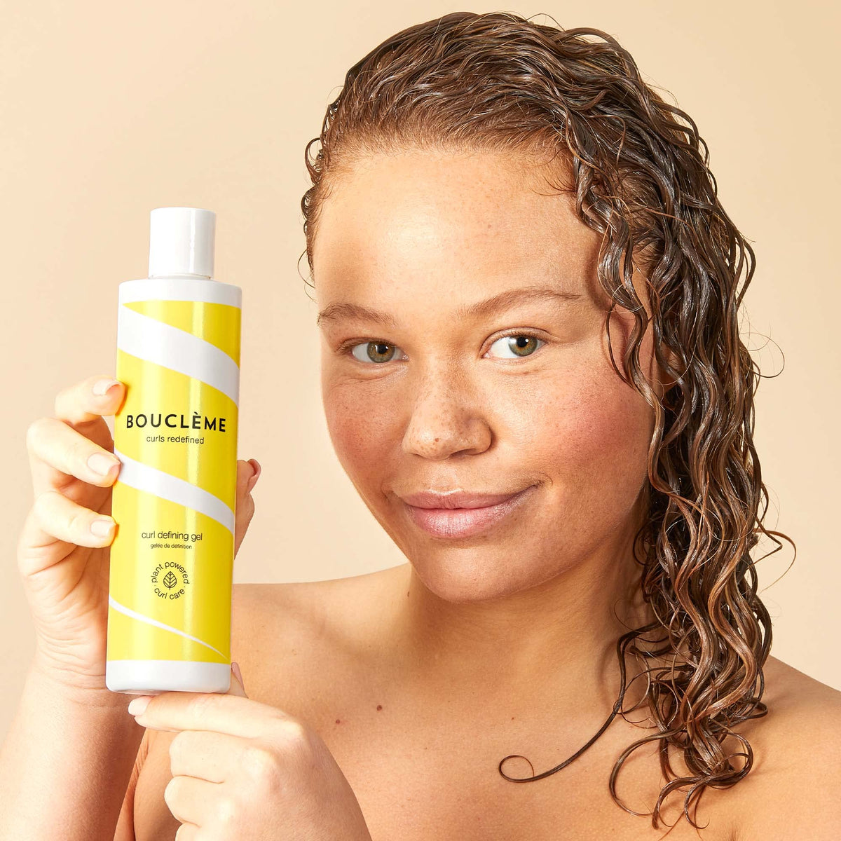 Bouclème Curl Defining Gel 300ml - Moisturising Vegan Hair Serum - 99% Natural Hold for Curly Hair - New