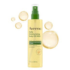 Aveeno Daily Moisturizing Dry Body Oil Mist - Oat & Jojoba - Dry Sensitive Skin - Hypoallergenic Body Spray - 200ml - Damaged Box