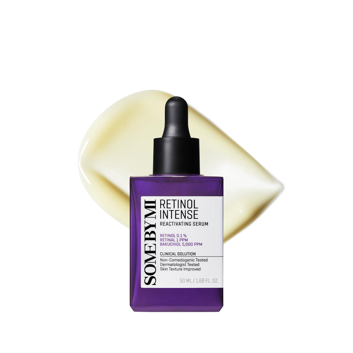 SOME BY MI Retinol Intense Reactivating Serum 30ml - Bakuchiol Niacinamide Anti-Aging Pore Minimizer Vegan Korean Skincare Hyaluronic Acid - Damaged Box - BBE 03/2028